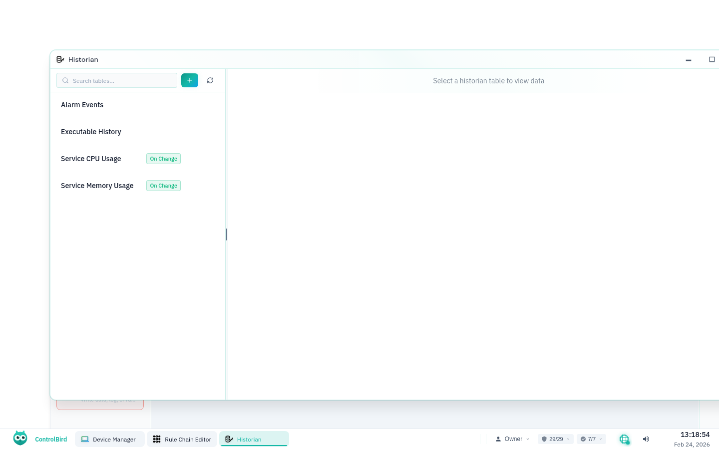 Historian app overview