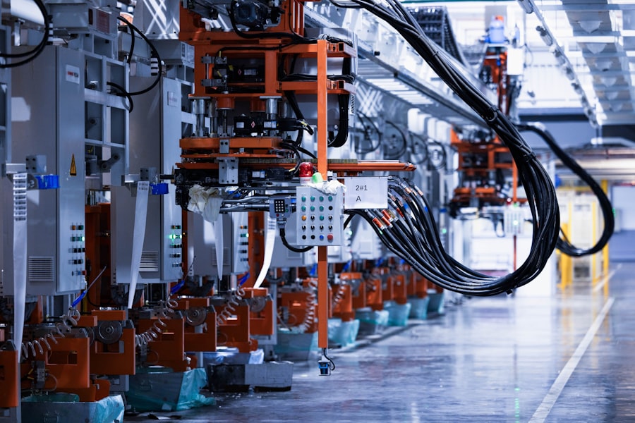 Industrial plant floor